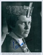 Liv Ullman signed 10x8inch black and white movie still from The Abdication. . Good condition. All