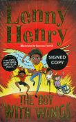 Lenny Henry signed The Boy with wings hardback book. Signed on inside title page. Good condition.