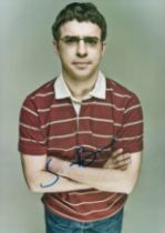 Simon Bird signed 12x8inch colour photo. Good condition. All autographs come with a Certificate of