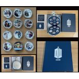 BBC DR Who 1/2 oz silver collectible coin set limited edition. Good condition. All autographs come