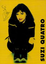 Suzi Quatro signed 7x5 inch colour promo photo. Good condition. All autographs come with a