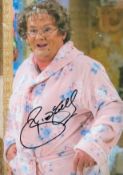Brendan O'Carroll signed 12x8inch colour photo. Good condition. All autographs come with a