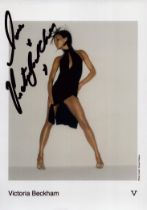 Victoria Beckham signed 7x5 inch colour promo photo. Good condition. All autographs come with a