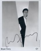 Bryan Ferry signed 10x8inch colour photo. Good condition. All autographs come with a Certificate