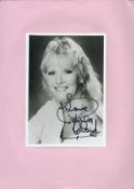 Petula Clark signed 7x5inch black and white photo. Good condition. All autographs come with a