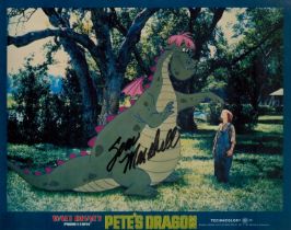 Sean Marshall signed 10x8inch colour movie still from Pete's dragon. Good condition. All