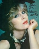 Joanna Lumley signed 10x8 inch colour photo. Dedicated. Good condition. All autographs come with a