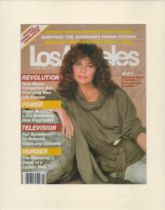 Jacqueline Bisset signed 14x11 inch overall mounted Los Angeles magazine cover page dated October