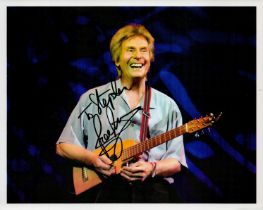 Joe Brown signed 10x8 inch colour photo dedicated. Good condition. All autographs come with a