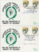 Merseyside Legends Bob Paisley and Howard Kendall collection two signed FDCS PM Centenary Birthday
