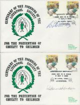 Merseyside Legends Bob Paisley and Howard Kendall collection two signed FDCS PM Centenary Birthday