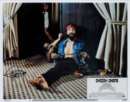 Tommy Chong signed 10x8inch colour movie still. Good condition. All autographs come with a