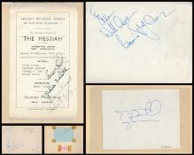 Autograph Book with 8 Signatures. Includes Bonnie Tyler, Gertrude Entwistle, Minnie Powell,