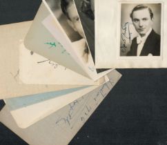 TV/FILM collection 10, assorted signed pages and photos includes Turner Layton, Clifford Harrison,