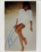 Tina Turner signed 10x8inch colour photo. Good condition. All autographs come with a Certificate
