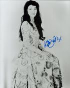 Kate Bush signed 10x8inch black and white photo. Good condition. All autographs come with a