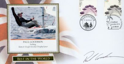 Paul Goodison (Sailing team and single-handed dinghy laser) signed Best in the World Beijing Olympic