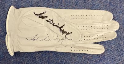 Golf. Tom Weiskopf Signed Brand New Titleist Number 1 Golfing Glove. Signed Twice. American