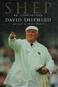 Cricket David Shepherd signed hardback book titled Shep my autobiography signature on the inside