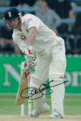 Paul Collingwood signed 12x8 inch colour photo pictured playing test match cricket for England. Good
