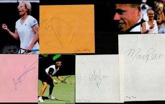 Tennis collection 4, assorted signature pieces includes great names such As Martina Navratilova,
