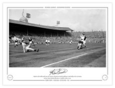 Autographed BOBBY SMITH 16 x 12 Limited Edition : England centre-forward BOBBY SMITH scores his