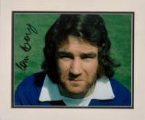 Colin Harvey signed 12x10 inch overall mounted colour photo pictured during his playing days with