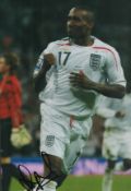 Jermaine Defoe signed 12x8 inch colour photo pictured while playing for England. Jermain Colin Defoe