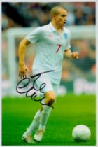 Tom Cleverley signed England 12x8inch colour photo. Good condition. All autographs come with a