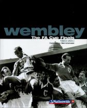 Jimmy Greaves and Ricky Villa signed Wembley The FA Cup Finals 1923-200 hardback book limited