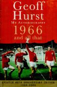 Geoff Hurst signed hardback book titled My Autobiography 1966 and all that signature on the inside