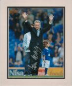 Colin Harvey signed 12x10 inch overall mounted colour photo pictured during his time as Everton F.C.