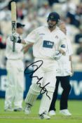 Mel Loye signed 12x8 inch colour photo pictured while playing for Lancashire. Good condition. All