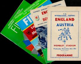 Football vintage programme collection 4 programmes dating back to 1961 includes cup finals and