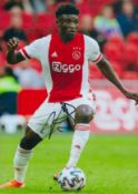 Mohammed Kudus signed 12x8 inch colour photo pictured in action for Ajax. Good condition. All