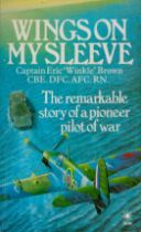 Wings on My Sleeve Paperback Book by Captain Eric 'Winkle' Brown. Published in 1984. Showing Signs