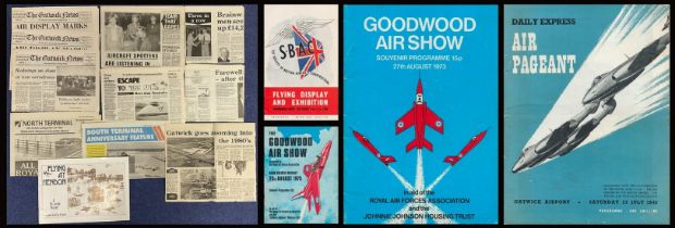 Vintage Air Display Brochures Collection Includes Vintage Air Pageant 1949, Flying Display and