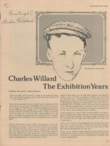 American Aviation Pioneer Charles Willard signed biography booklet detailing his flying