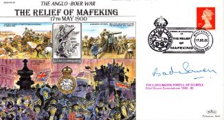 Lord Baden Powell of Gilwell signed FDC The Anglo-Boer War the Relief of Mafeking 17th May 1900. 1