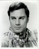 George Maharis signed 10x8 black and white photo dedicated. . Good condition. All autographs come