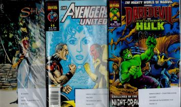 Collection of 3xComics. Marvel Comics Daredevil and the Incredible Hulk collector's edition April