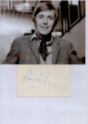 Simon Dee signed 5x3 inch white card and 8x6 inch black and white photo. Good condition. All
