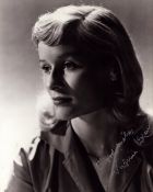 British Actress Dame Virginia McKenna signed 10 x 8 inch black and white photo. Signed in silver
