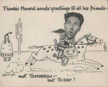 Frankie Howerd unsigned postcard 5x4 Inch. Was an English actor and comedian. Good condition. All