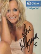 Pollyanna Woodward signed The Gadget shown promo. colour photo. Approx. 6 x 5. 5 Inch. Good