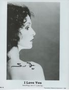 Sonia Braga signed 10x8 black and white photo. Brazilian actress. She is known in the English-