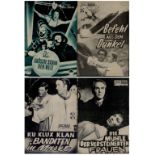 TV and Film collection of 4 German pamphlets from films such as Befehl Aus Dem Dunkel (Command