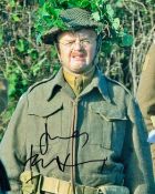 Toby Jones signed 10x8 inch Dads Army colour photo. Good condition. All autographs come with a