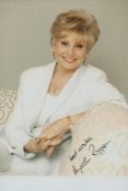 Angela Rippon signed An English television presenter. 6 x 4 Inch. Good condition. All autographs