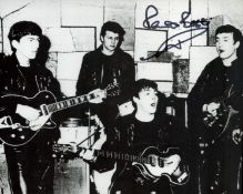 Pete Best signed 10x8 inch black and white photo. Good condition. All autographs come with a